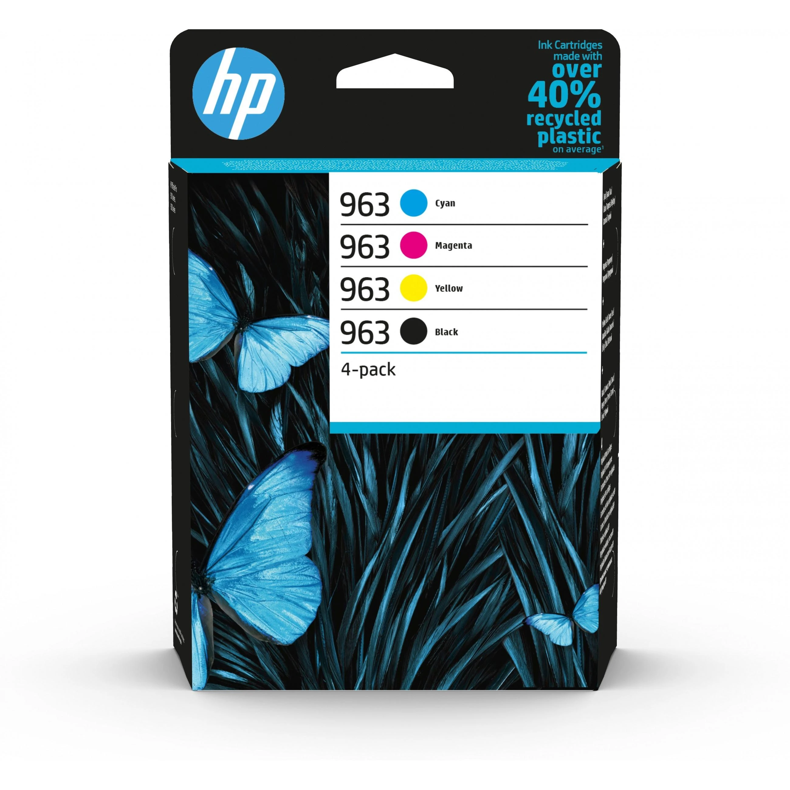 Hewlett Packard (HP) HP 963 4-pack (6ZC70AE) Rašalinių kasečių komplektas, BK/C/M/Y