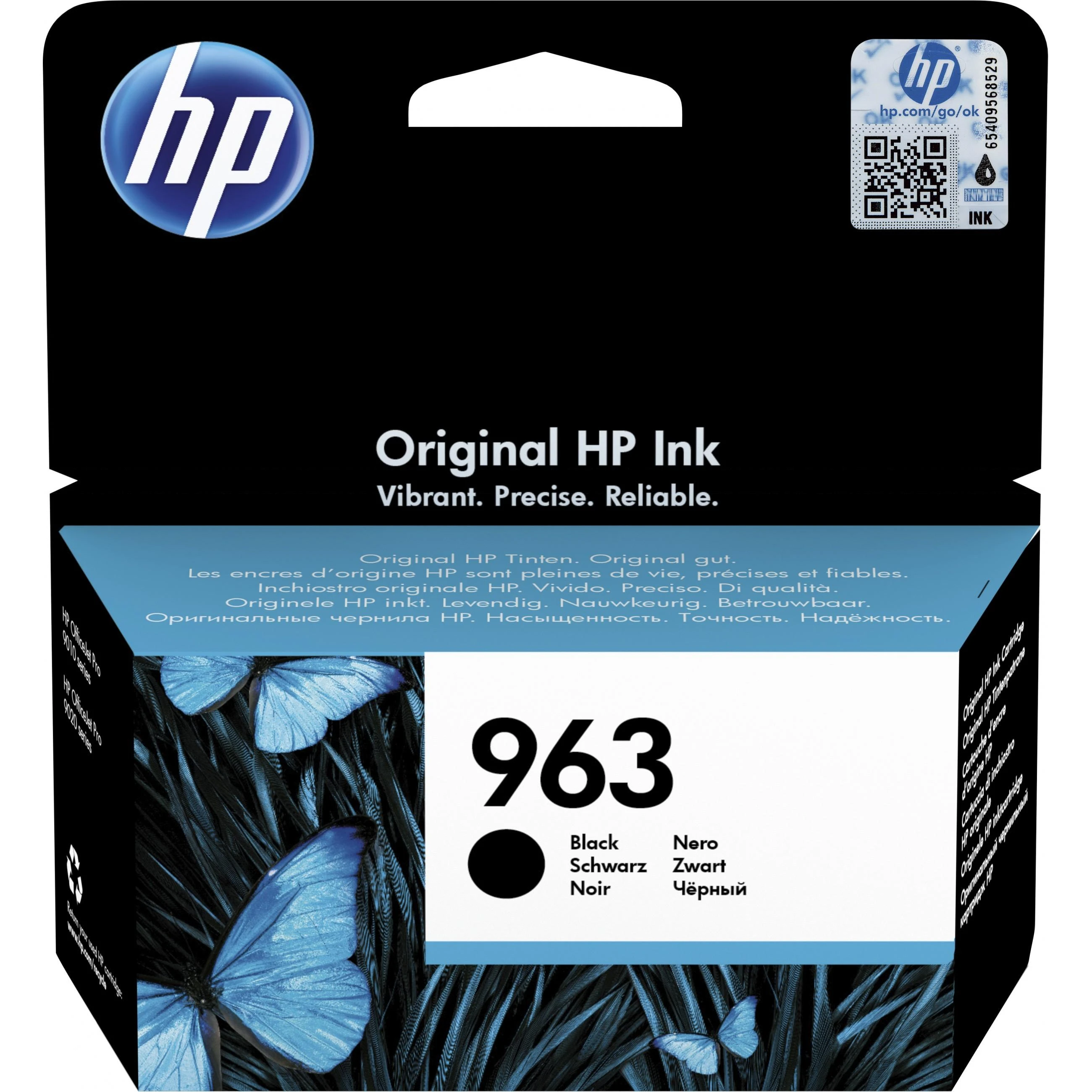 Hewlett Packard (HP) Rašalo Kasetė - HP 963 Juoda 24ml