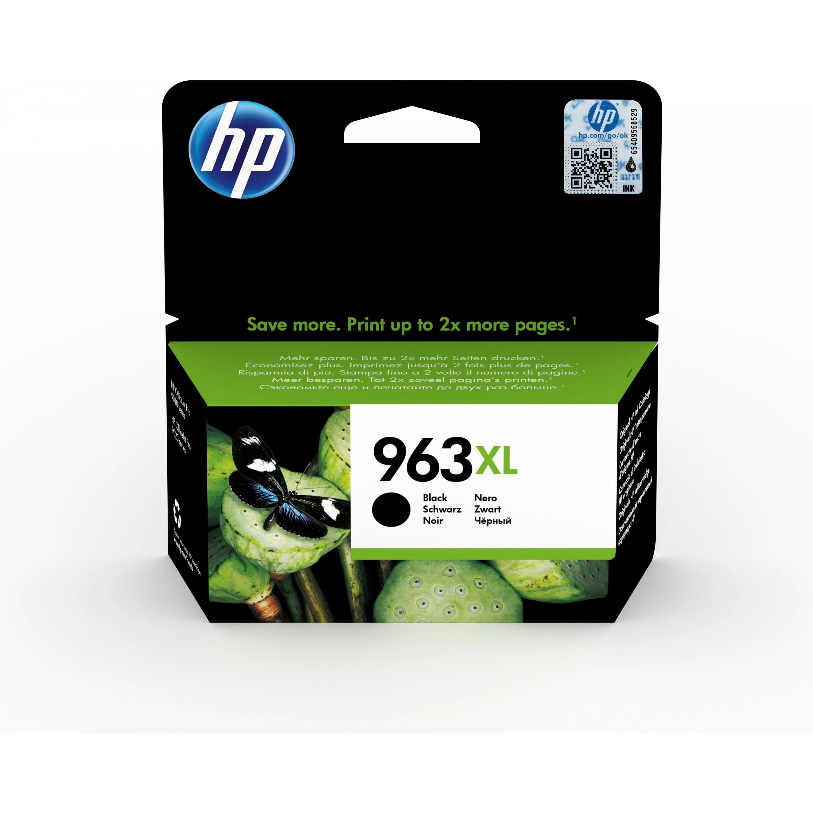 Hewlett Packard (HP) HP 963XL (3JA30AE) Rašalinė kasetė, Juoda