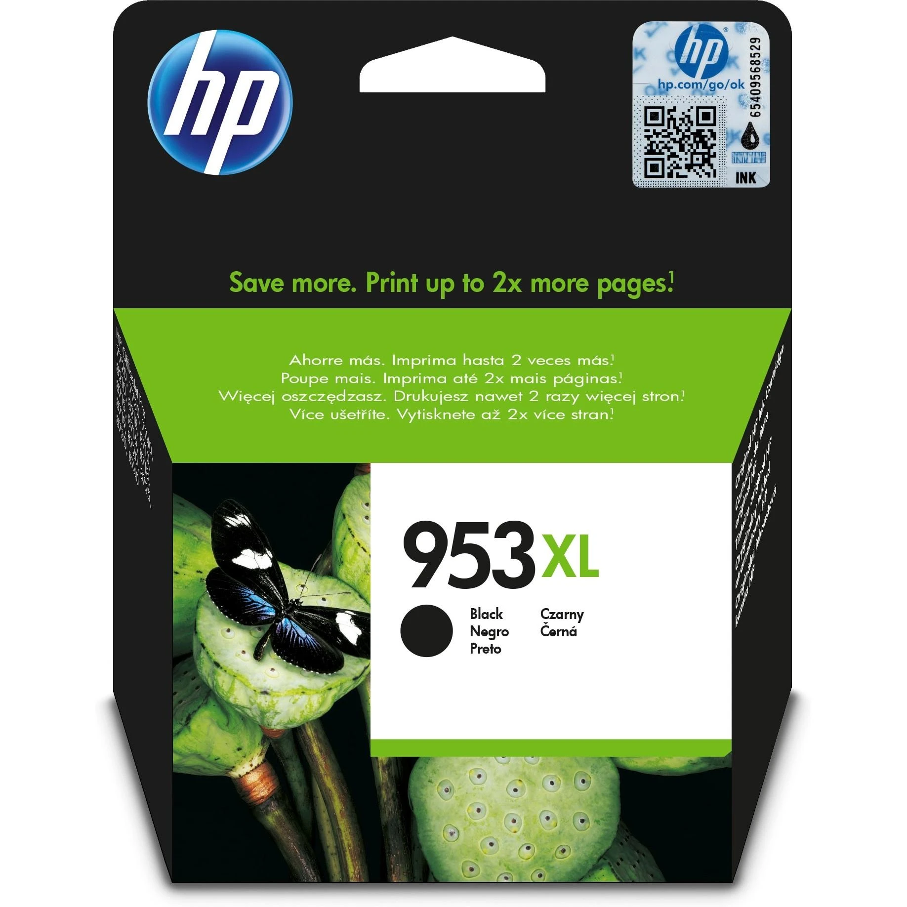 Hewlett Packard (HP) HP 953 XL rašalo kasetė Juodas 2000 psl.