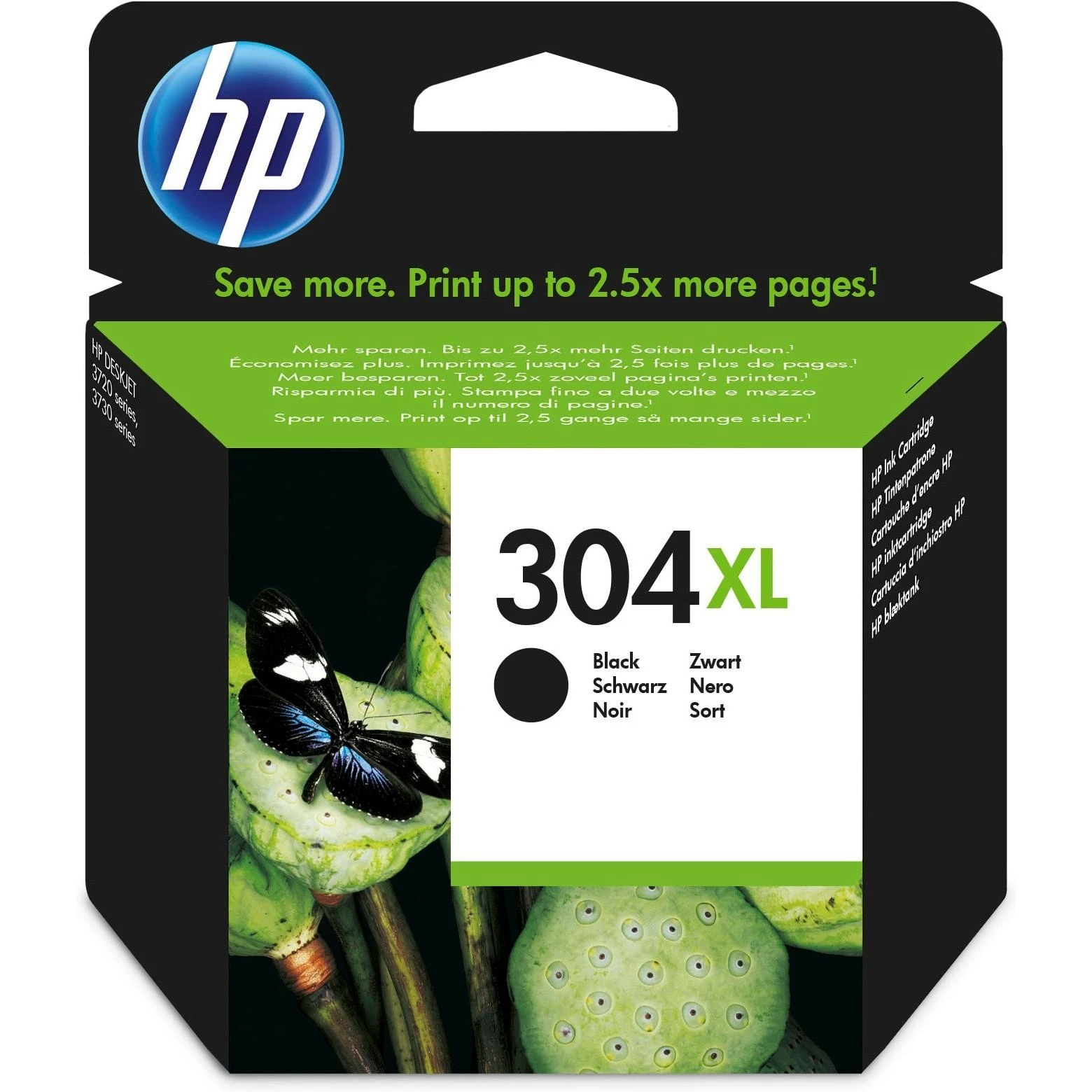 Hewlett Packard (HP) HP 304XL Juodas rašalo kasetė
