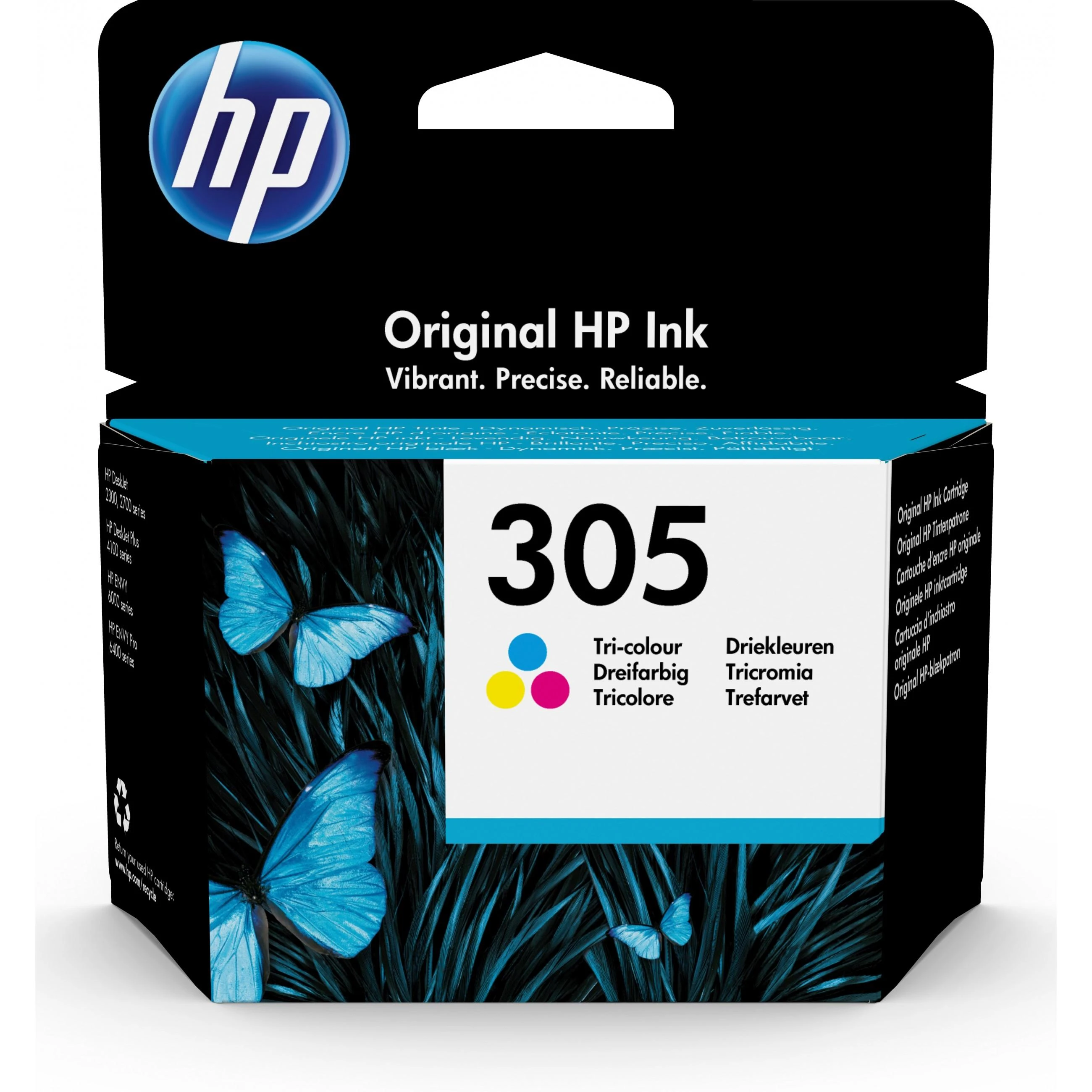Hewlett Packard (HP) HP 305 trispalvė originali rašalo kasetė