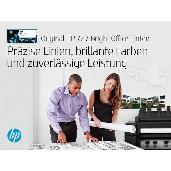 Hewlett Packard (HP) HP 727 rašalo kasetė Juodas 130ml T920 T1500