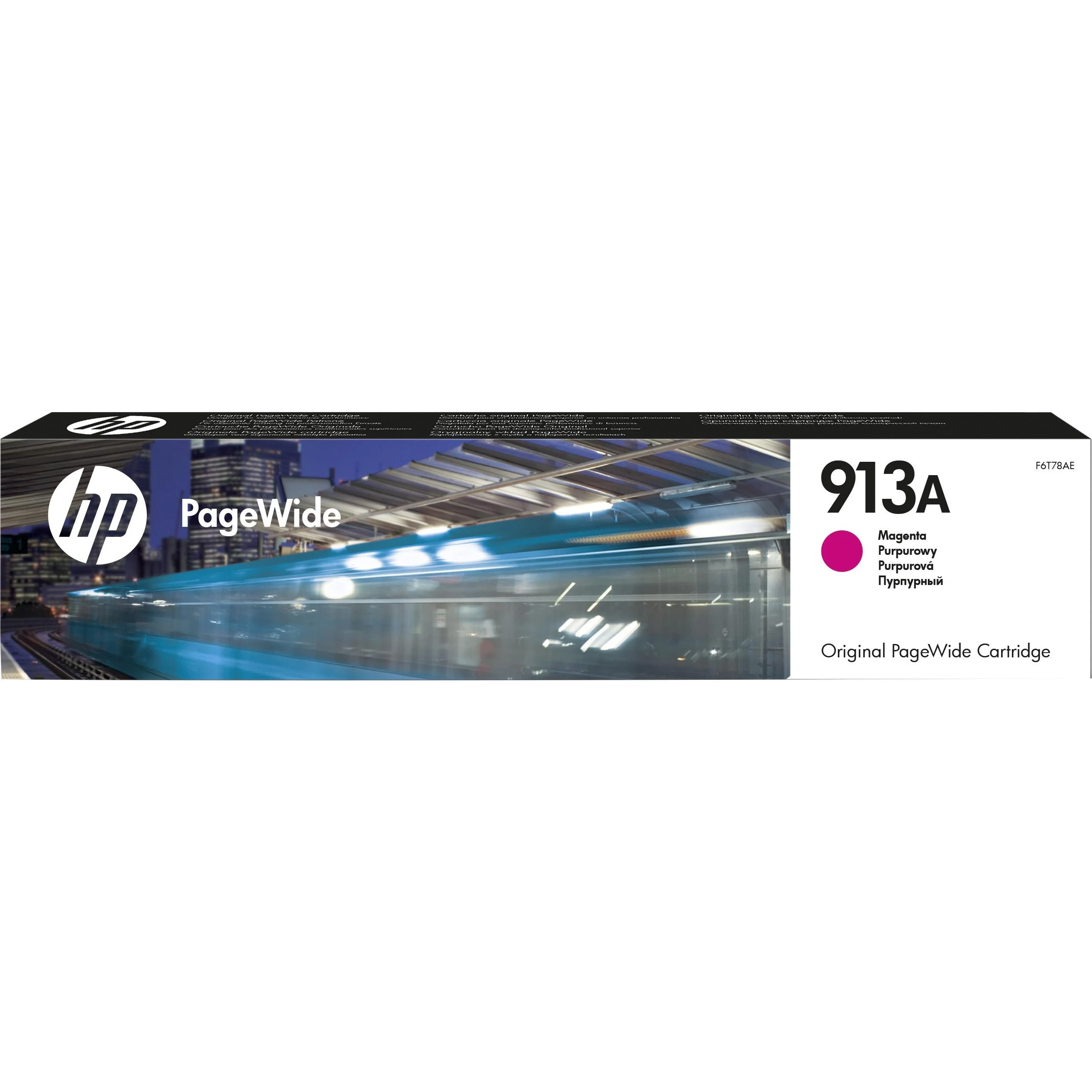 Hewlett Packard (HP) HP 913A purpurinė originali „PageWide“ kasetė