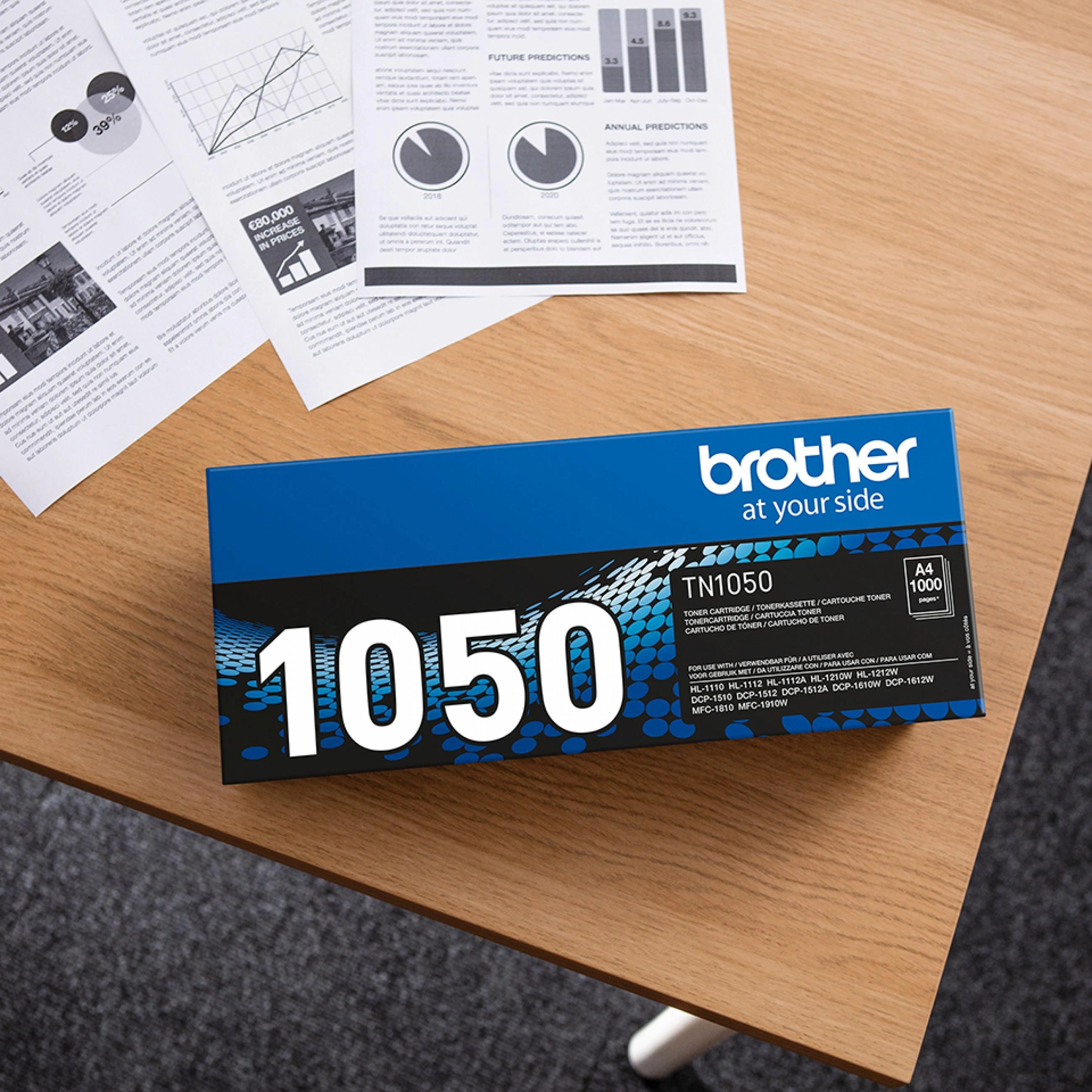 Brother TN-1050 | Toneris Cartridge | Juodas