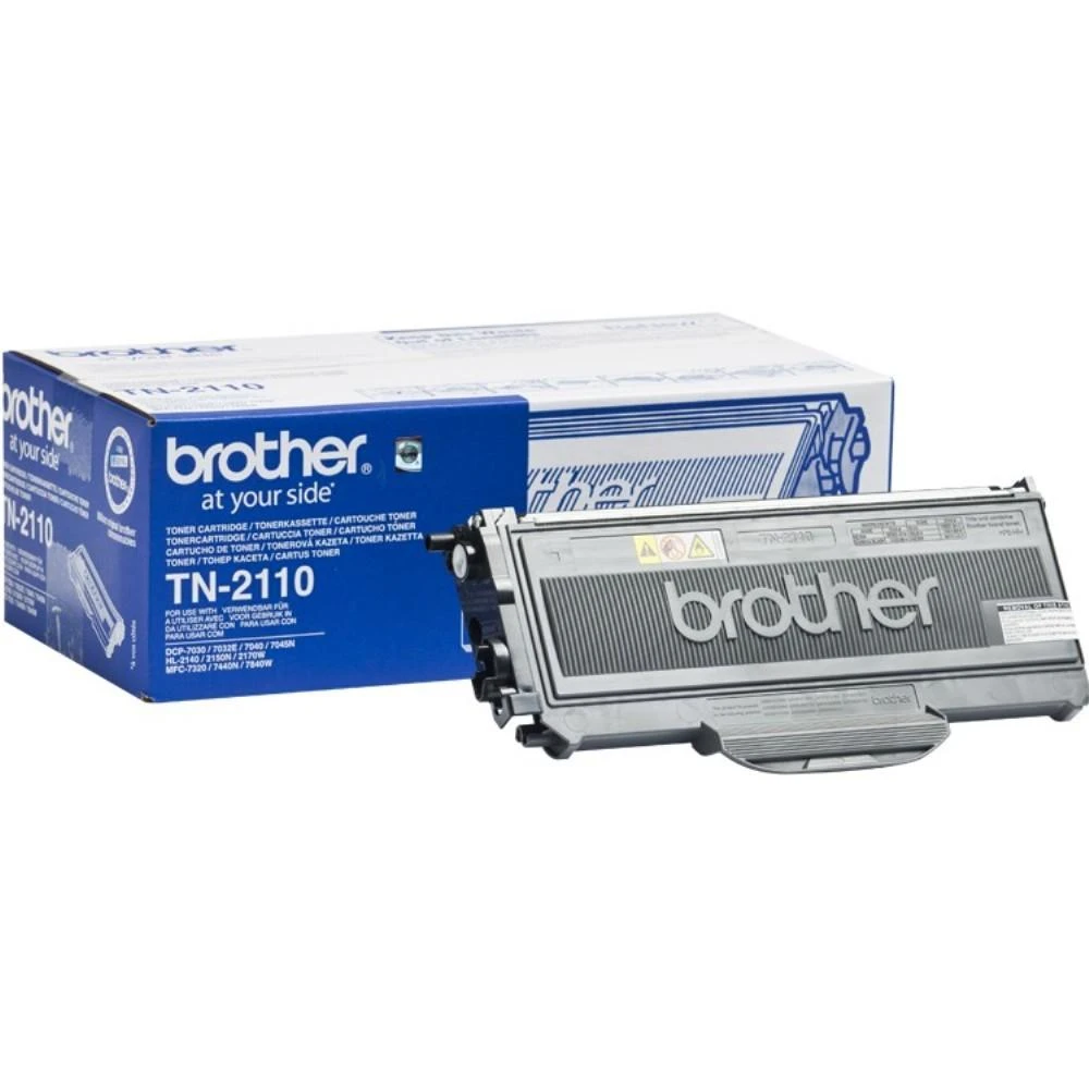 Brother TN-2110 Toneris Cartridge, Juodas