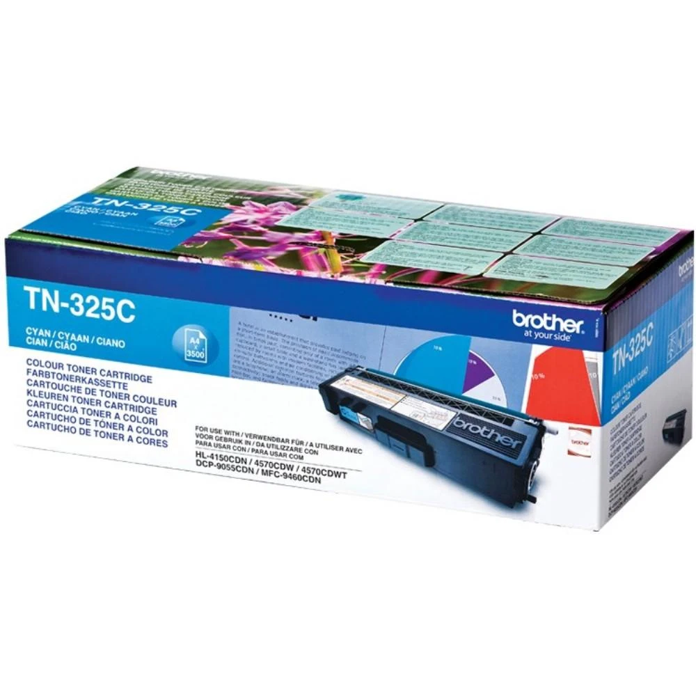 BROTHER TN-325C TONERIS HIGH CYAN 3500P