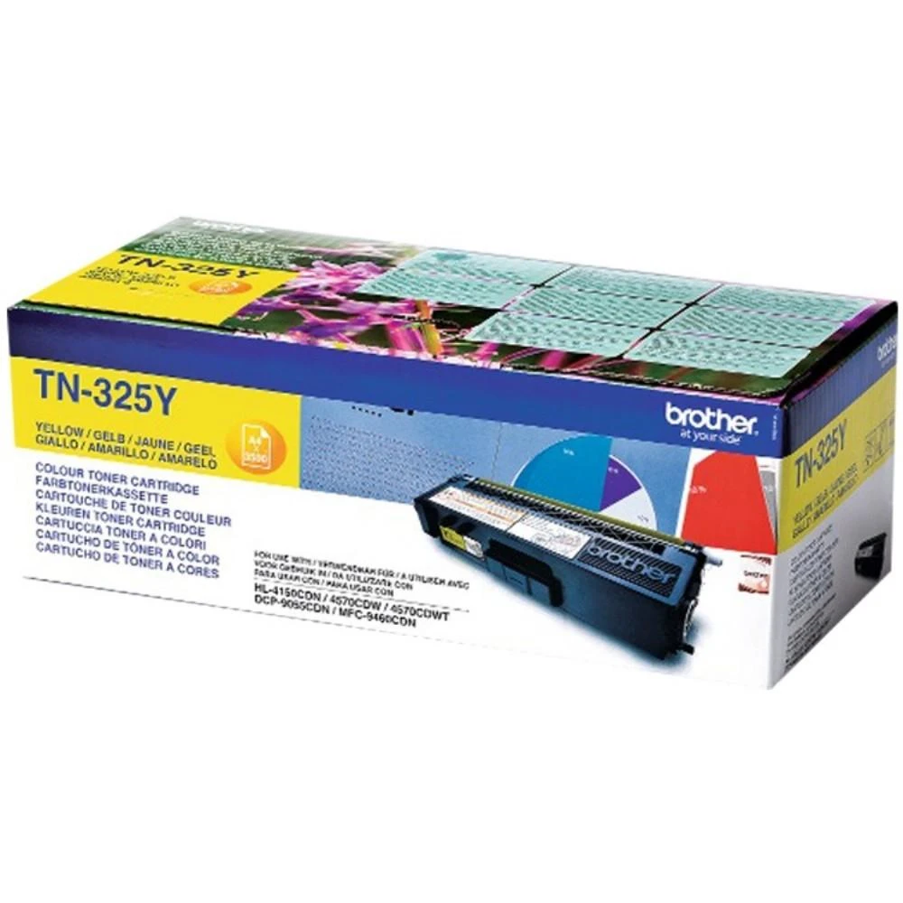 BROTHER TN-325Y TONER HIGH Geltonas 3500P