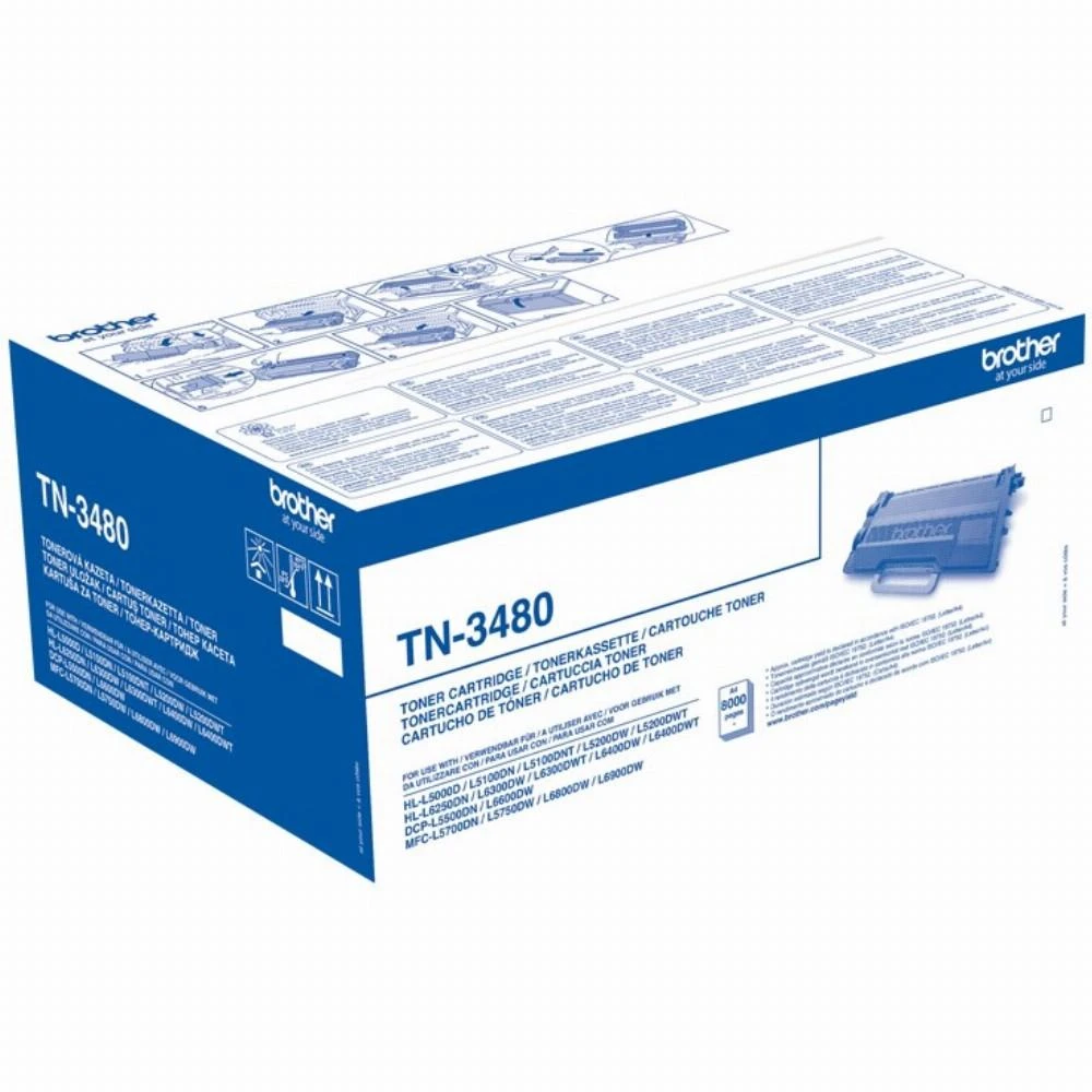 BROTHER TN-3480 TONERIS Juodas 8000P