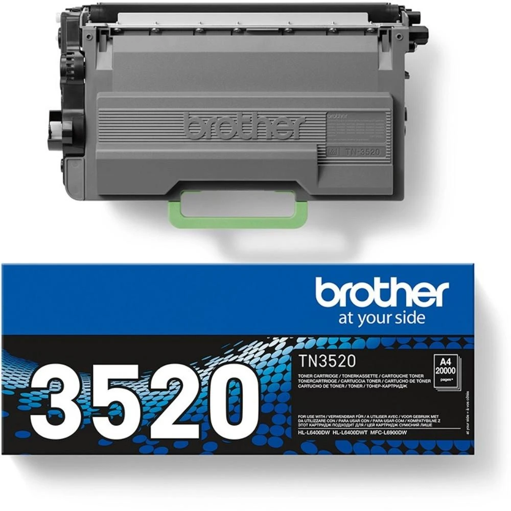 BROTHER TN-3520 TONERIS Juodas 20000P