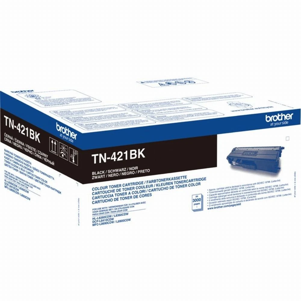 BROTHER TN-421BK Juodas TONER, 3,000P