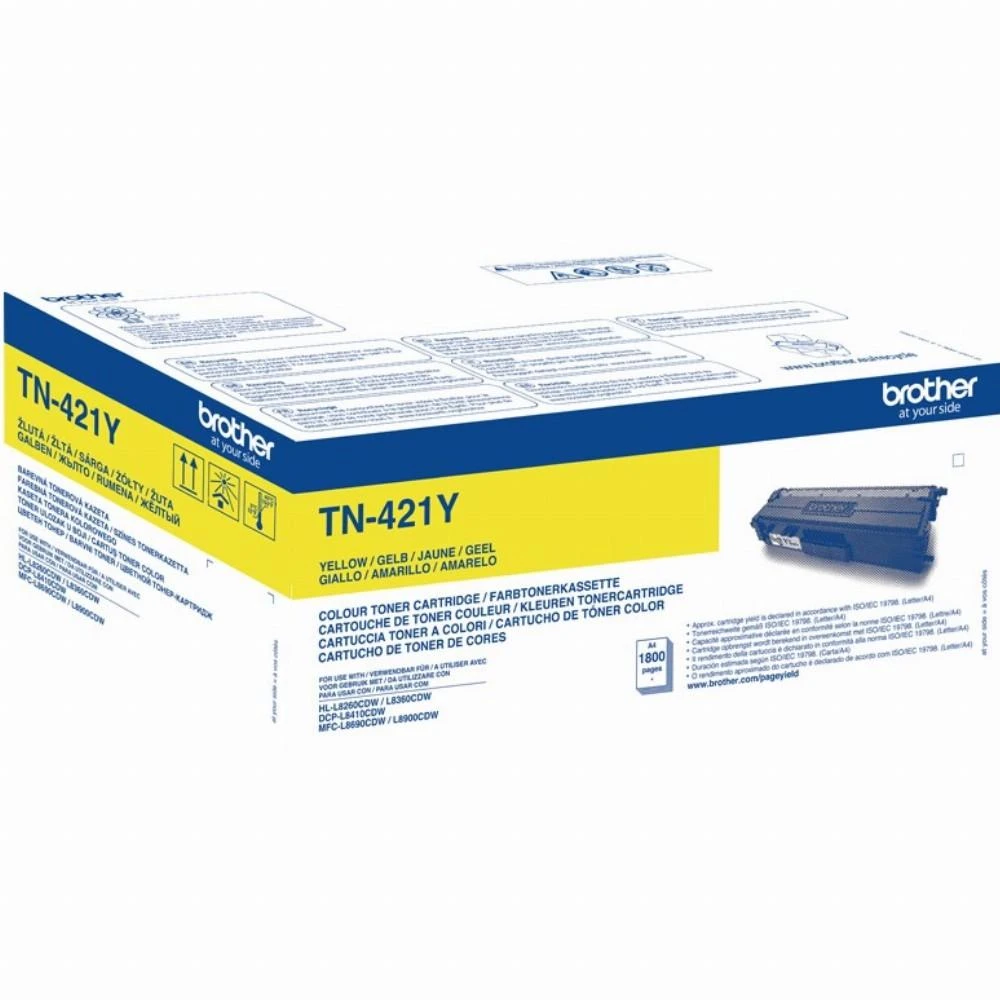 BROTHER TN-421Y Geltonas TONER, 1,800P