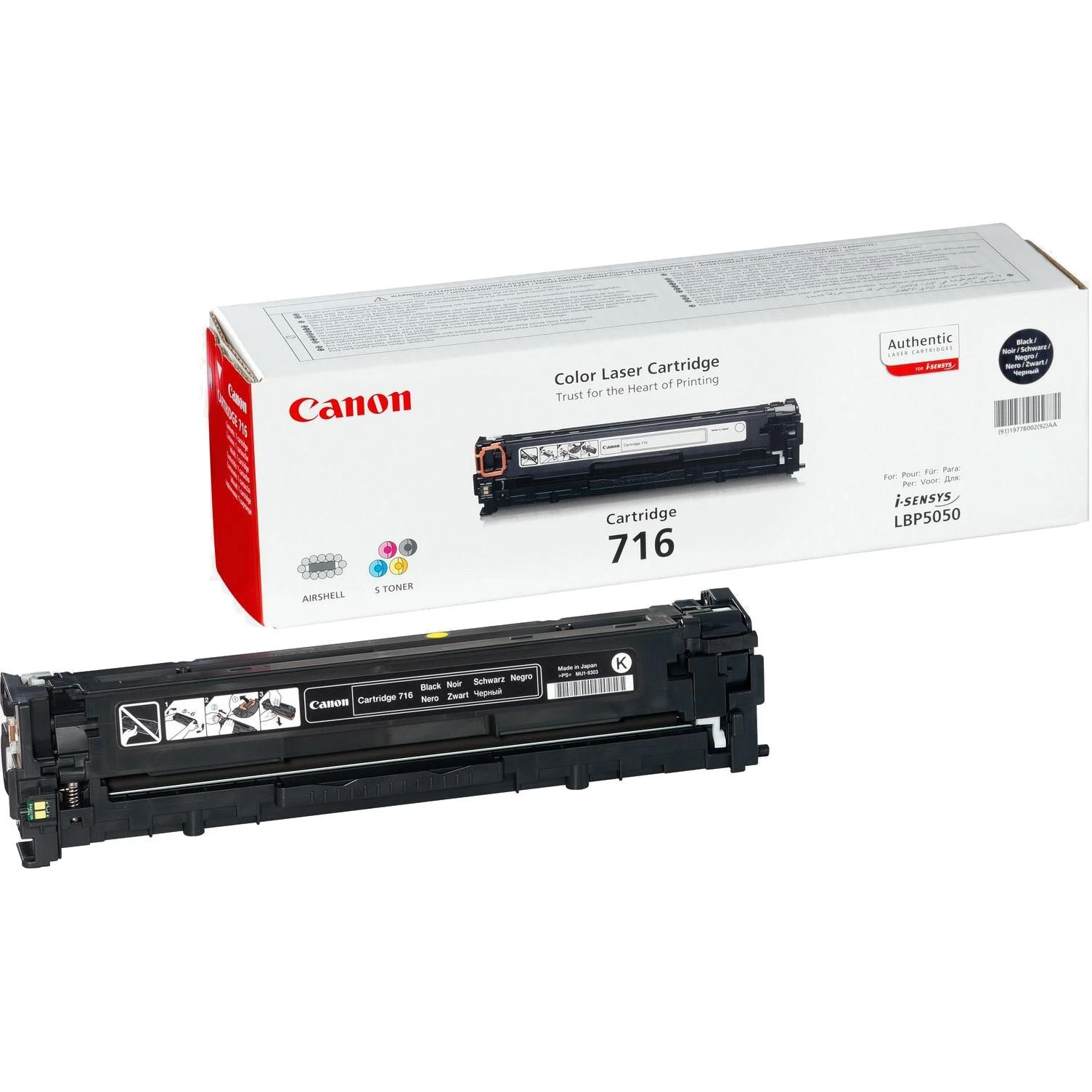 Canon cartridge 716, juodas