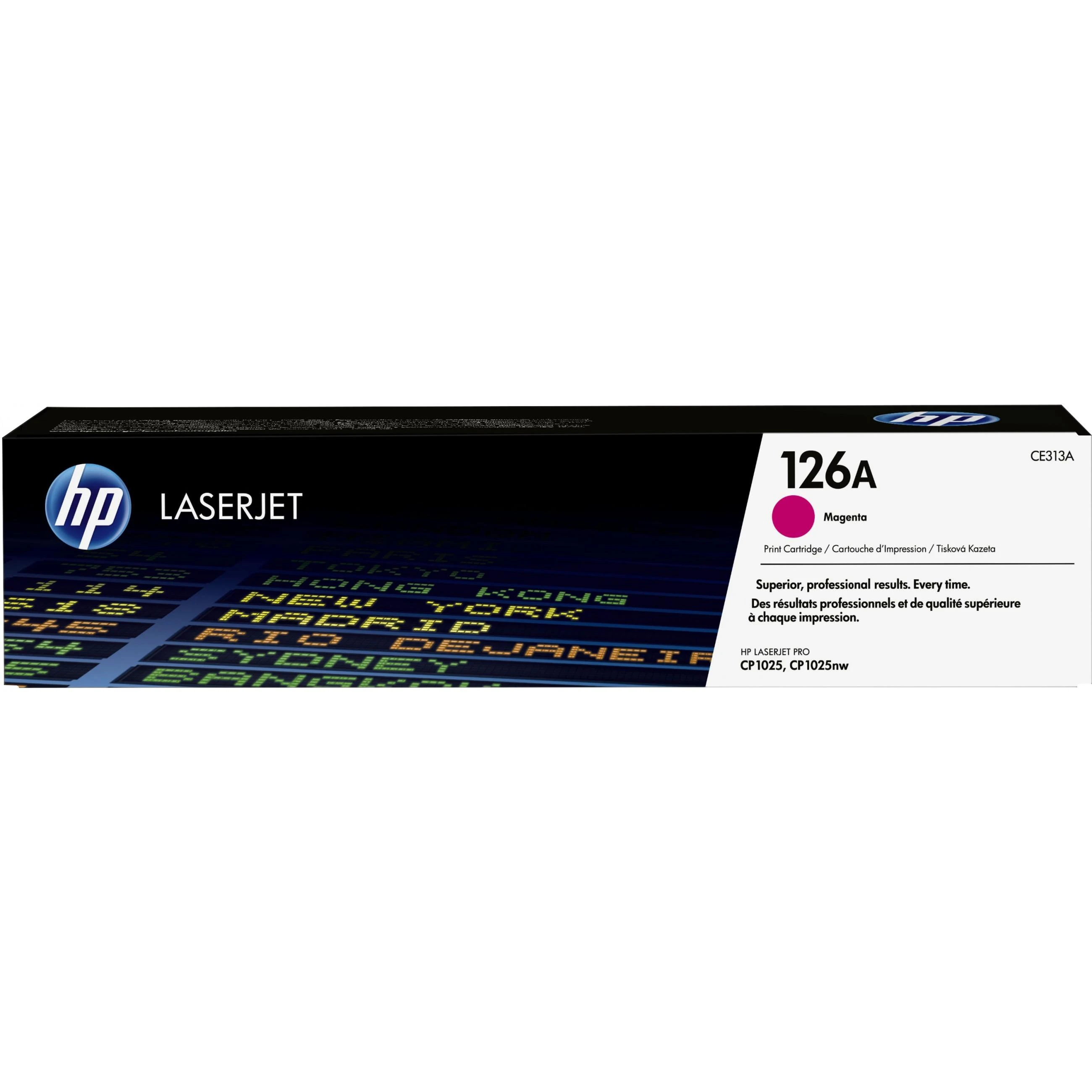 Hewlett Packard (HP) HP 126A purpurinė tonerio kasetė, 1000 puslapių, skirta „Color LaserJet CP1025“, „Pro 100“, „Pro 200“, „M275“ serijoms