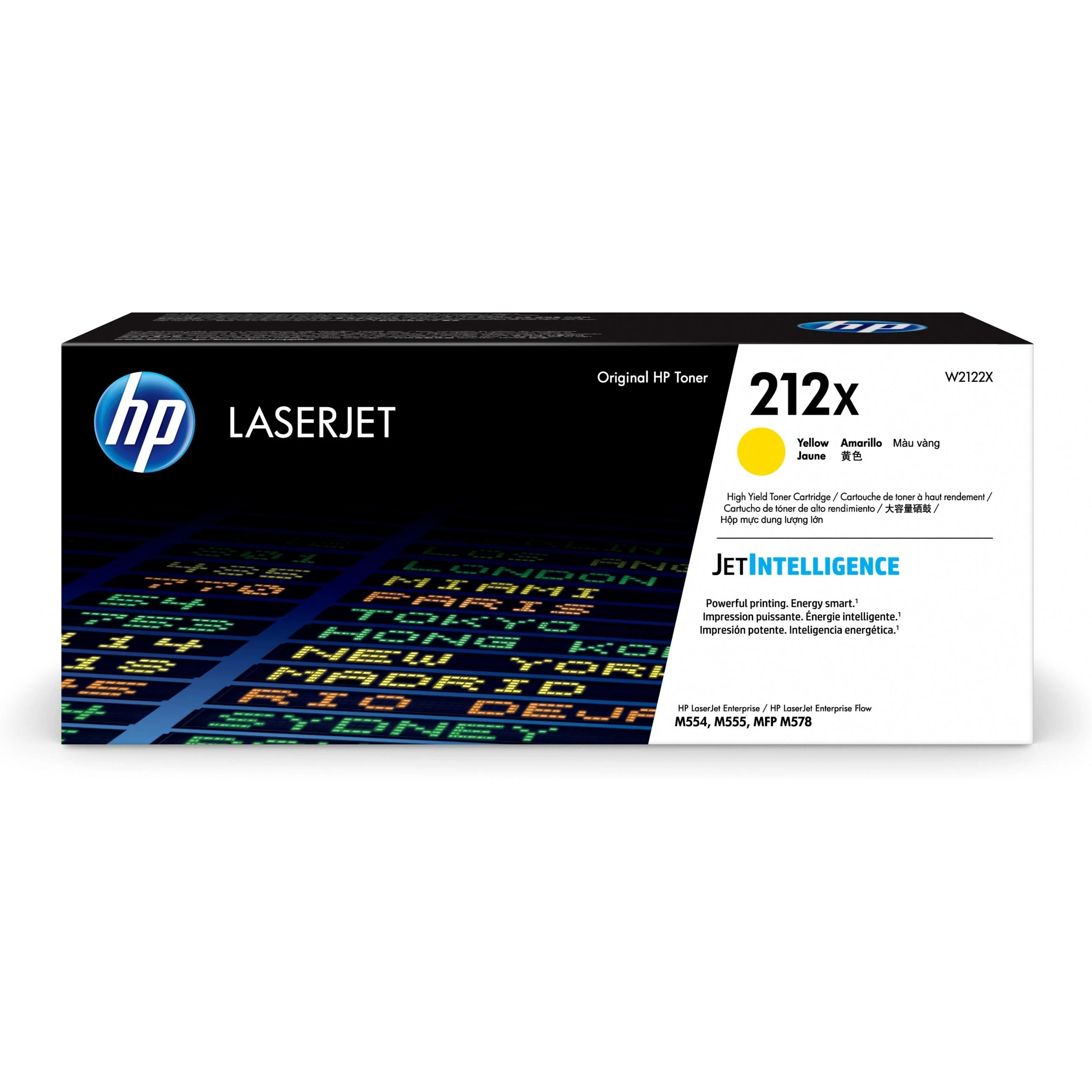 Hewlett Packard (HP) Hewlett-Packard 212X W2122X, geltona kasetė