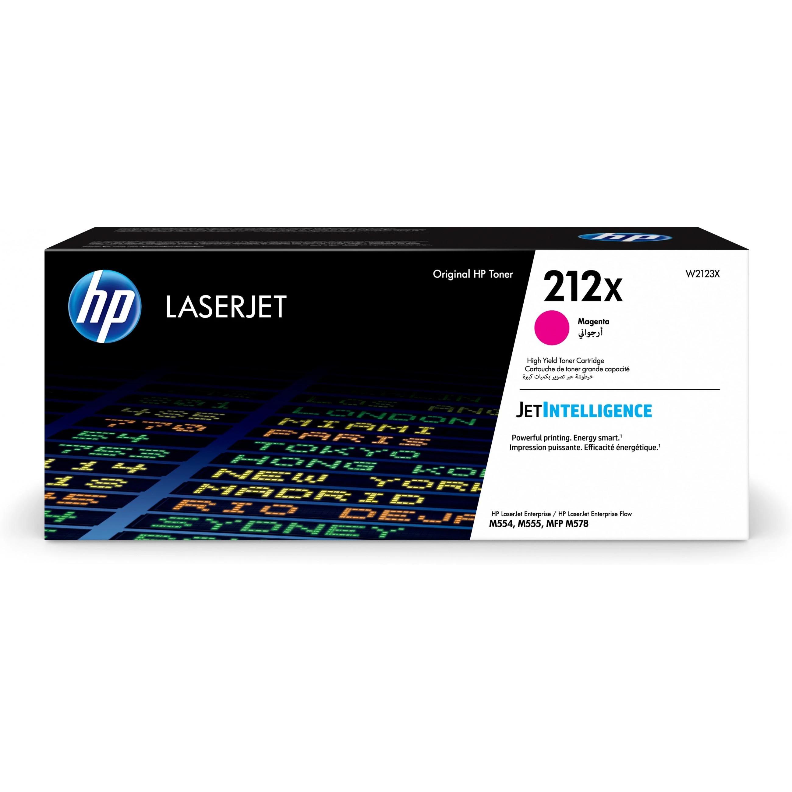 Hewlett Packard (HP) Hewlett-Packard 212X W2123X, purpurinė kasetė