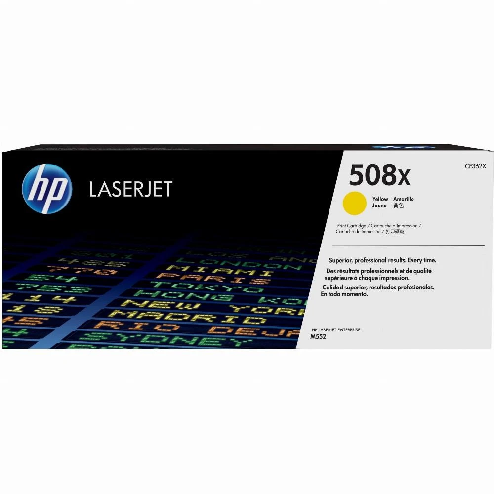Hewlett Packard (HP) HP 508X kasetė, geltona, didelės talpos
