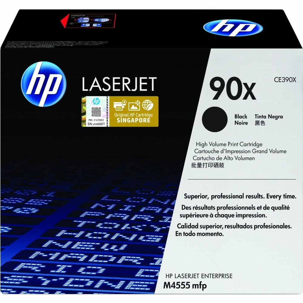Hewlett Packard (HP) HP 90X High Yield Juodas Tonerio kasetė, 24000 puslapių, skirta LaserJet M4555 series,M602,M603