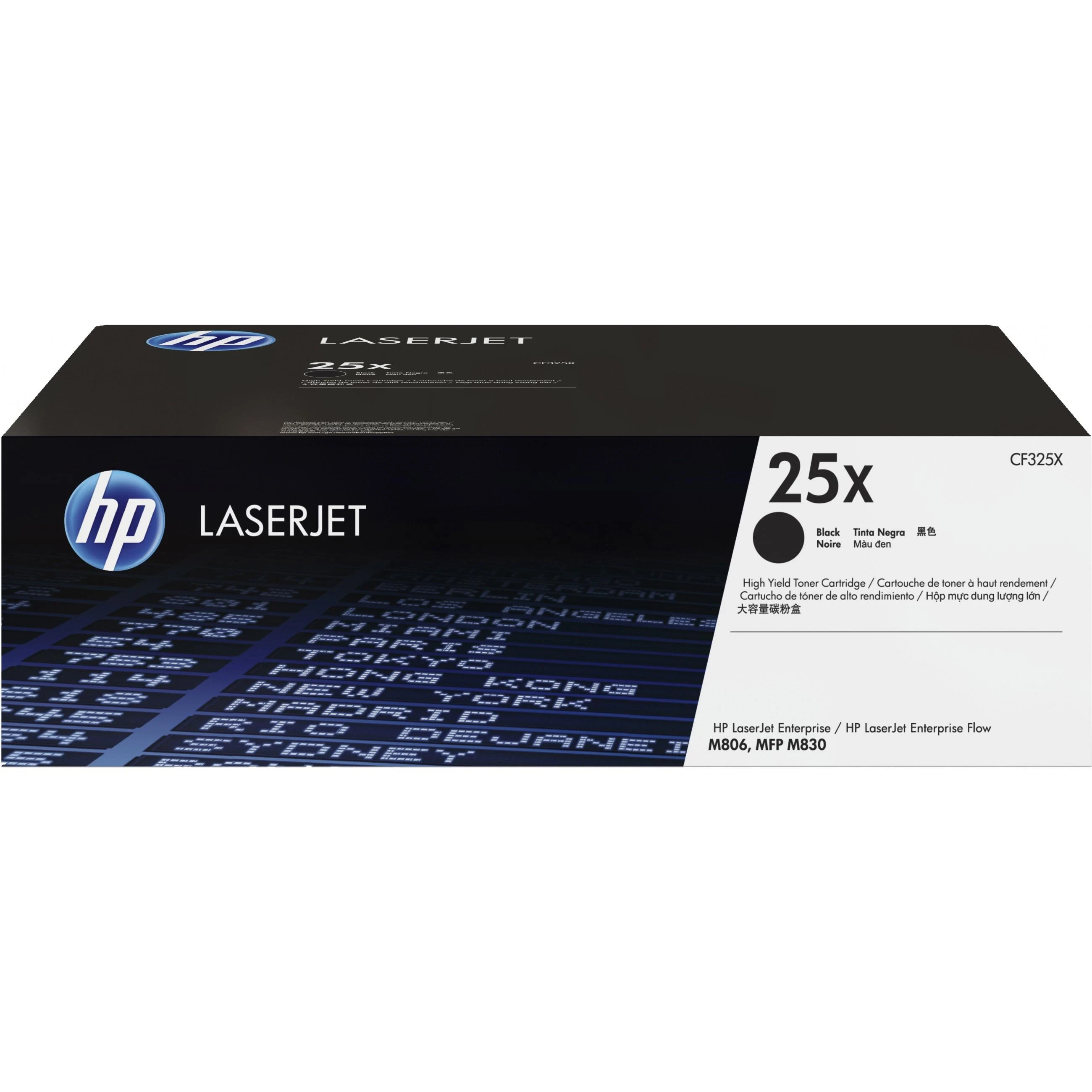 Hewlett Packard (HP) HP No.25X (CF325X), juoda kasetė