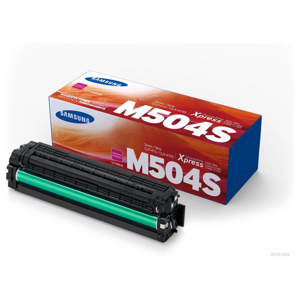 Hewlett Packard (HP) Toneriai HP Samsung CLT-M504S Magenta| 1 800 psl. | CLP-415 CLX-4195