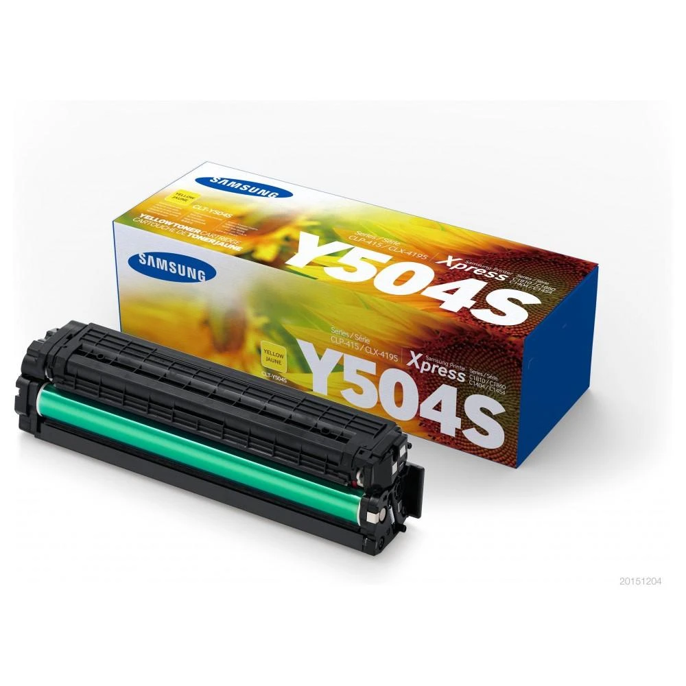 Hewlett Packard (HP) Toneris HP Samsung CLT-Y504S Geltona | 1 800 psl. | CLP-415 CLX-4195