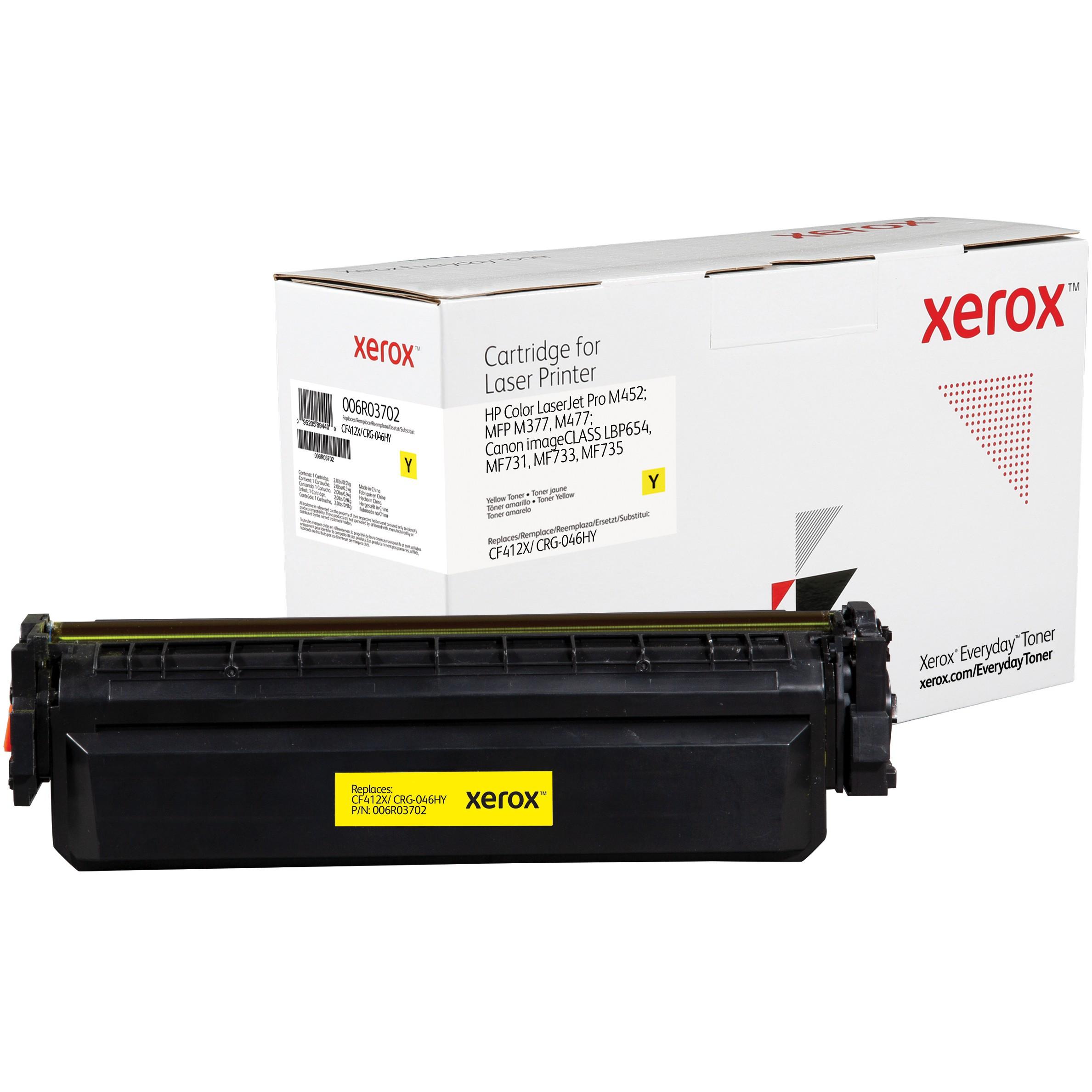 Xerox Everyday For HP 410X (CF412X) High, Lazerinė kasetė, Geltona