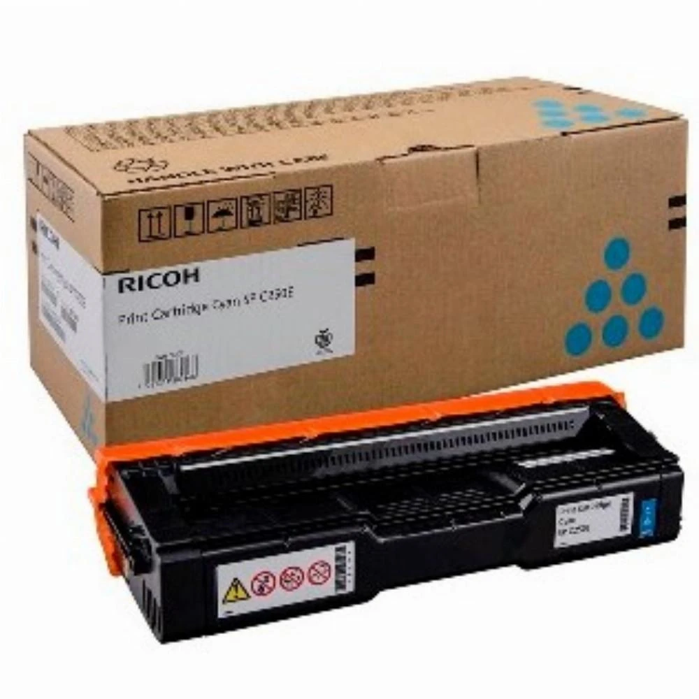 Ricoh SP C250 kasetė, žalsvai mėlyna