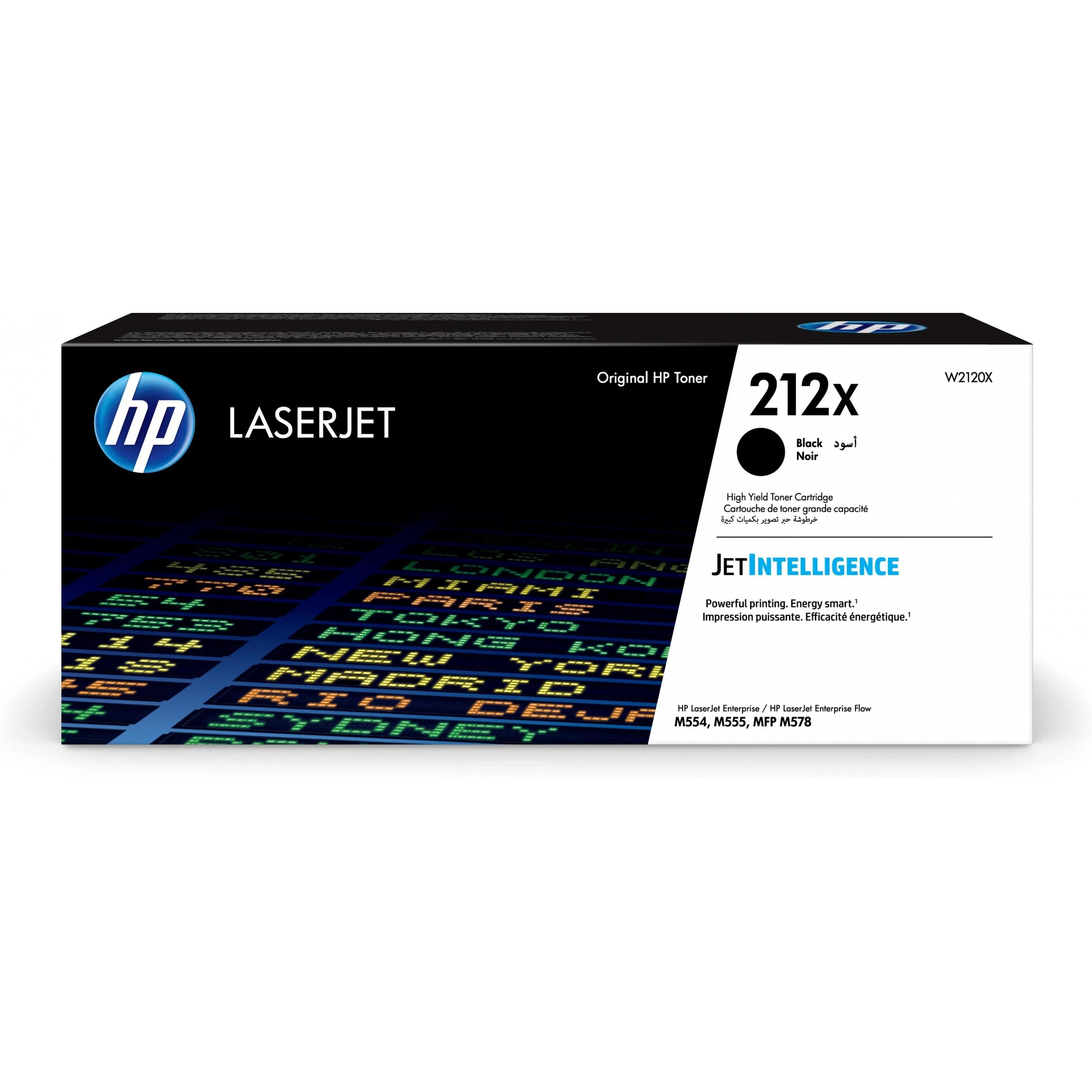 Hewlett Packard (HP) HP 212X (W2120X) Lazerinė kasetė, Juoda