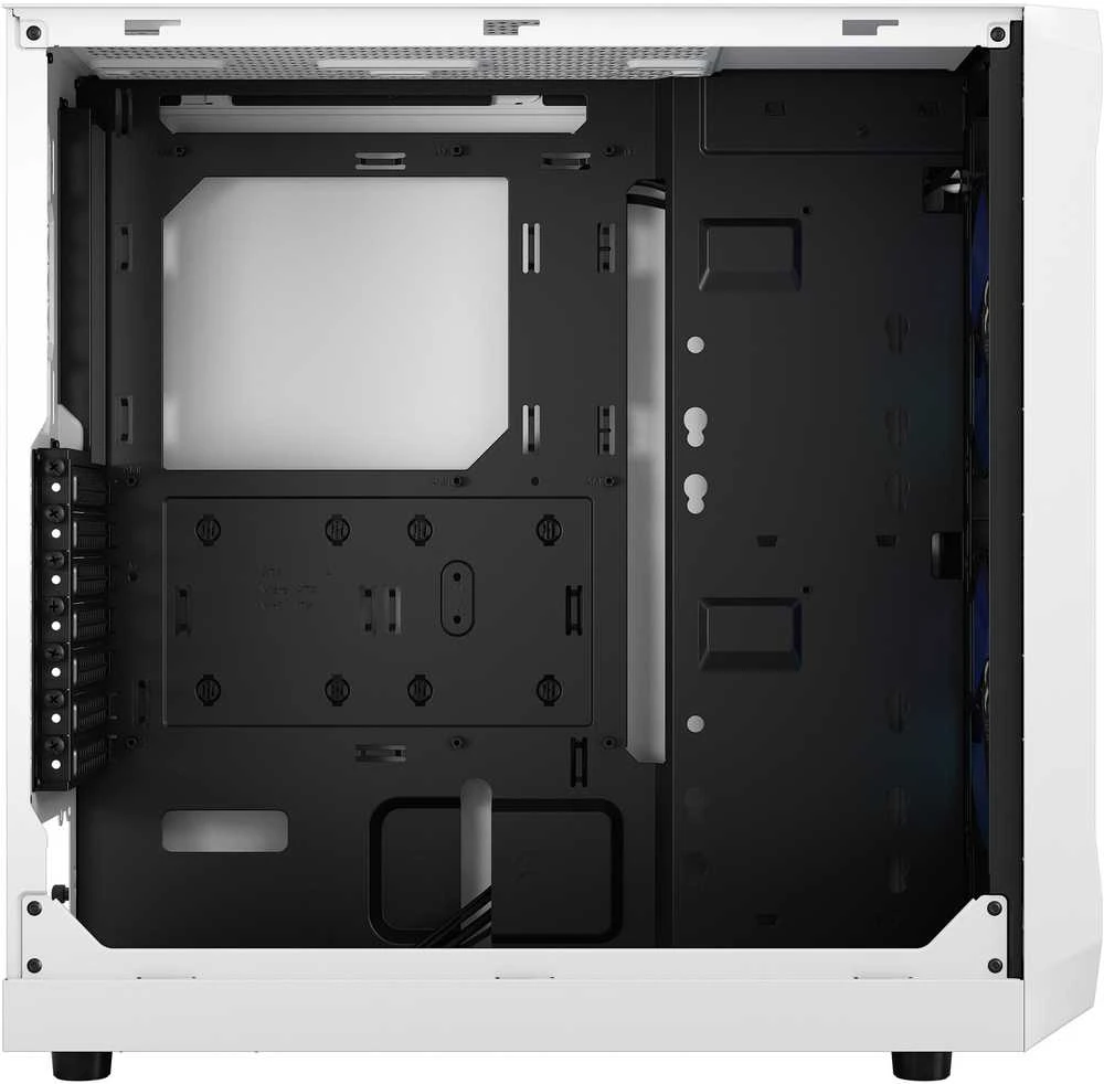 „Fractal Design“ | „Focus 2“ | Šoninis langas | RGB Baltas TG skaidraus atspalvio | Midi bokštas | ATX