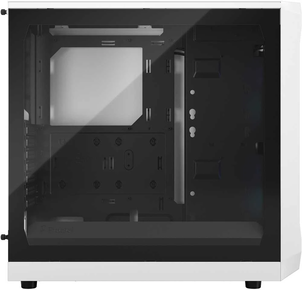 „Fractal Design“ | „Focus 2“ | Šoninis langas | RGB Baltas TG skaidraus atspalvio | Midi bokštas | ATX