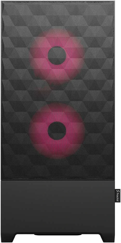 Fractal Design | Pop Air RGB | Šoninis langelis | ATX, mATX, Mini ITX | ATX | „Magenta Core TG Clear Tint“