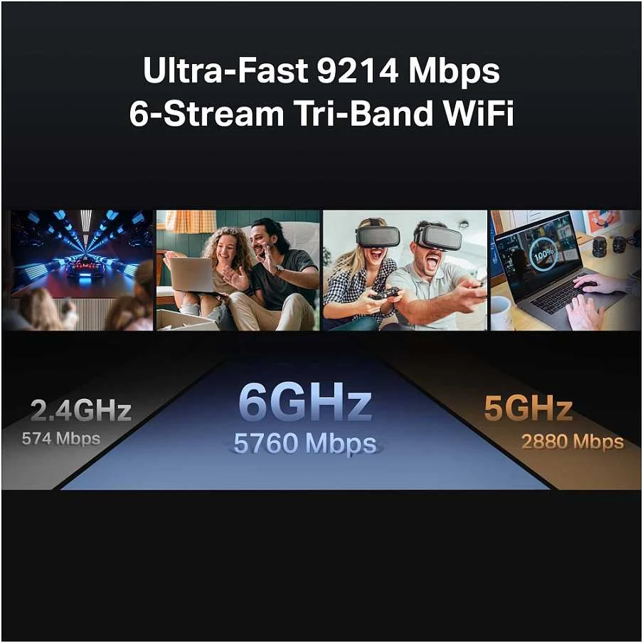 Maršrutizatorius TP-Link Archer BE550, trijų juostų, Wi-Fi 7