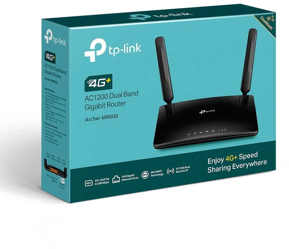 TP-LINK dviejų juostų 4G LTE maršrutizatorius