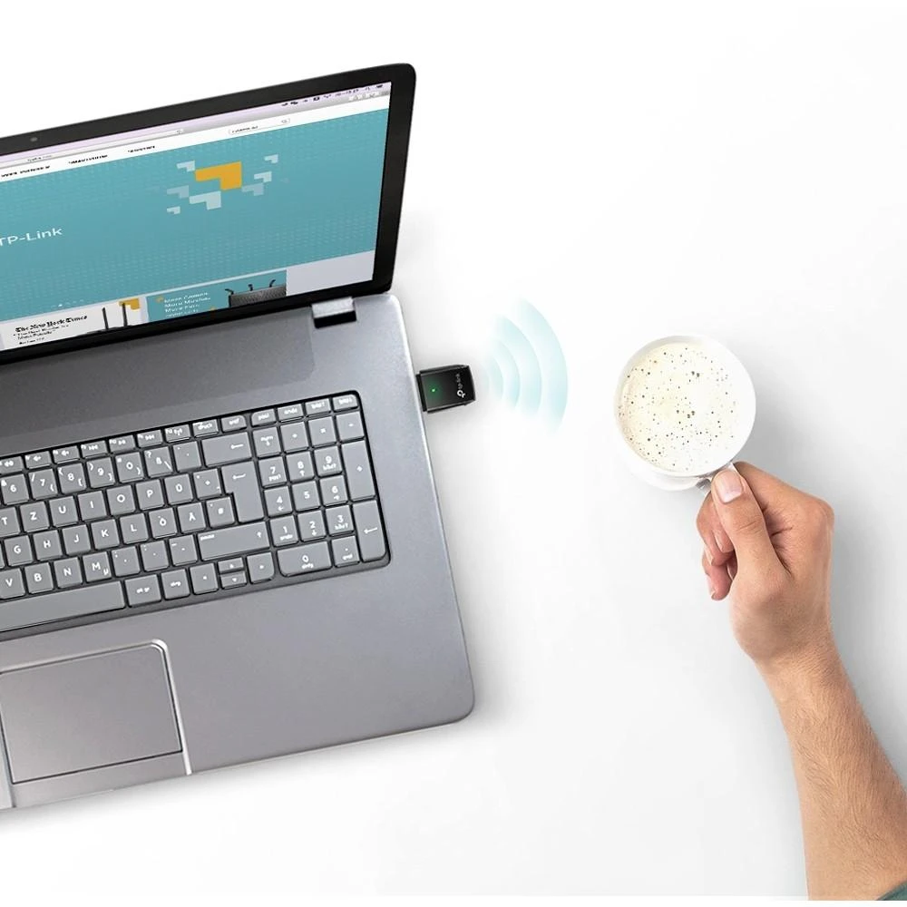 TP-LINK AC600 dviejų dažnių belaidis USB adapteris MTK 1T1R 433 Mbps esant 5 GHz dažniui + 150 Mbps esant 2,4 GHz dažniui 802.11ac/a/b/g/n USB 2.0