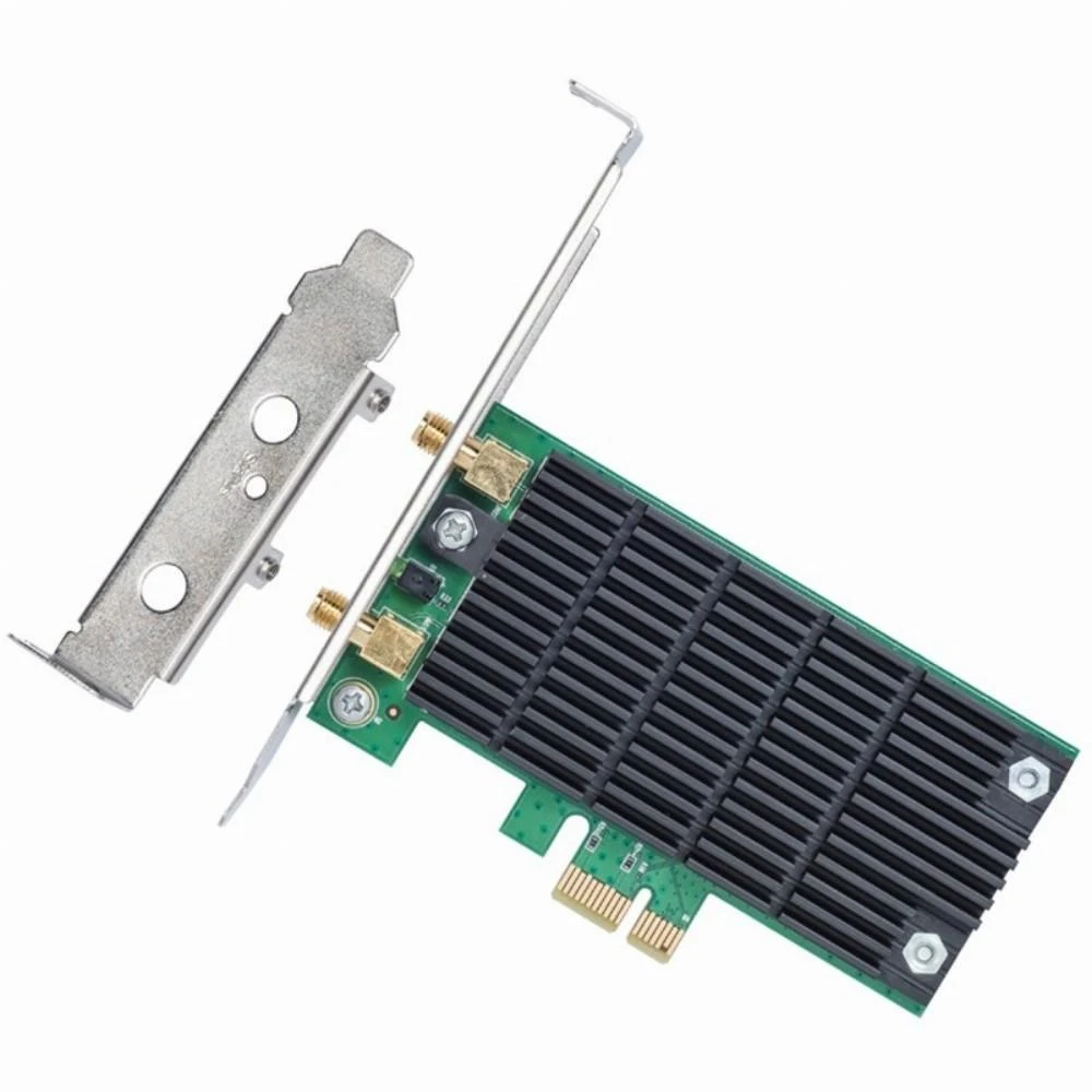 TP-LINK Archer T4E, dviejų juostų PCI Express adapteris 2.4GHz/5GHz, 802.11ac, 300+867 Mbps, 2x nuimamos antenos
