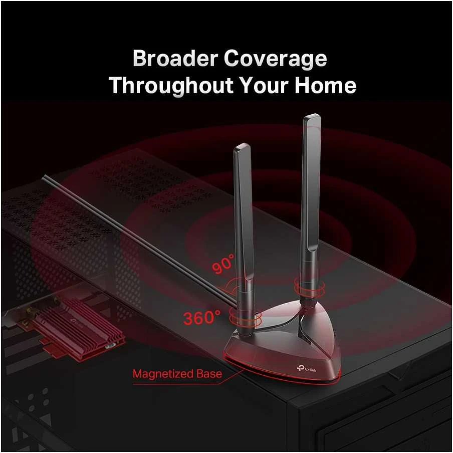 TP-LINK Archer TX3000E WLAN / Bluetooth 2402 Mbit/ai Vidinis