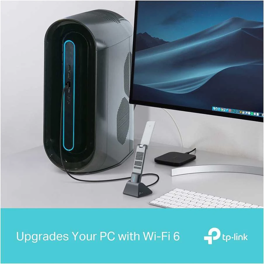 TP-LINK | AX3000 didelio stiprinimo dviejų dažnių „Wi-Fi 6“ USB adapteris | Archer TX50UH
