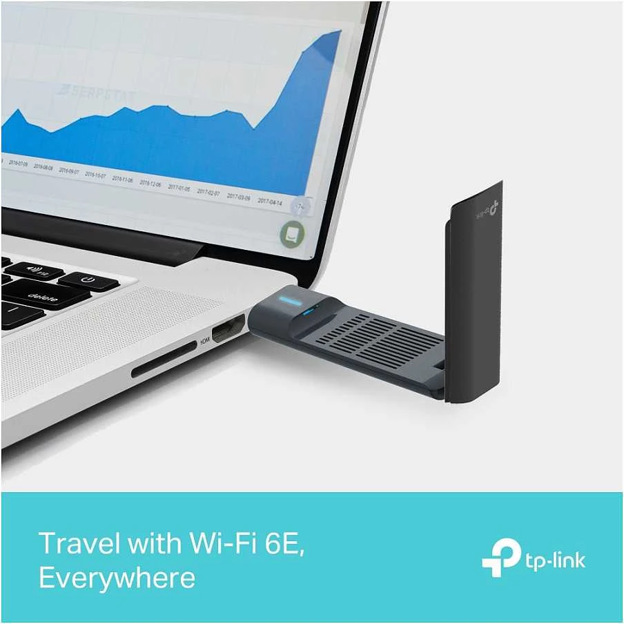 TP-LINK | „Archer TXE70UH AXE5400 High Gain Tri-Band Wi-Fi 6E“ USB adapteris