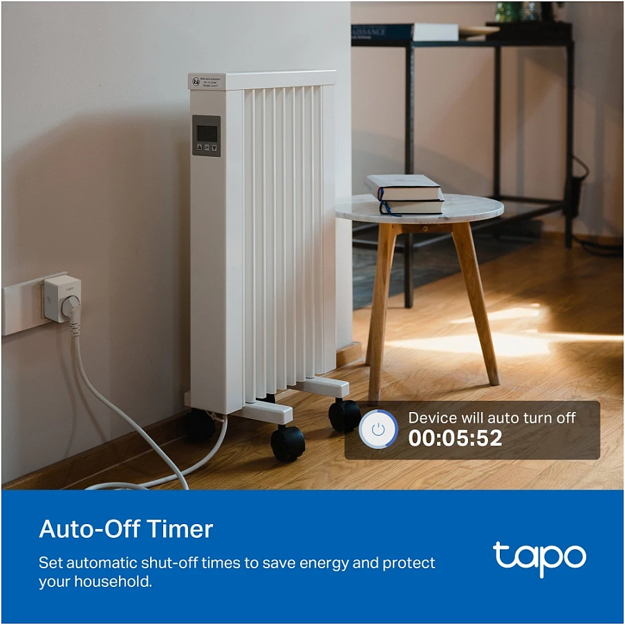 TP-LINK | Mini Smart Wi-Fi Socket | Tapo P110 | Baltas