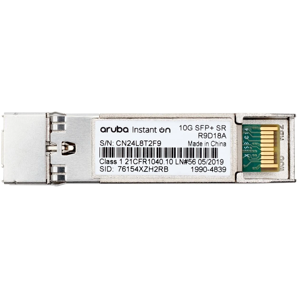 Šakotuvas Hewlett Packard (HP) HPE Networking Instant On 10G SFP+ LC SR 300m OM3 MMF siųstuvo-imtuvo modulis (R9D18A)