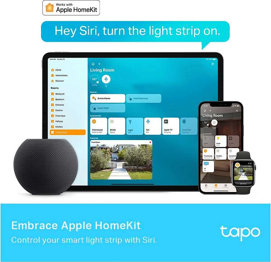 TP-Link išmanioji LED juostelė Tapo L930-10, „Wi-Fi“, 10 m, daugiaspalvė, ES