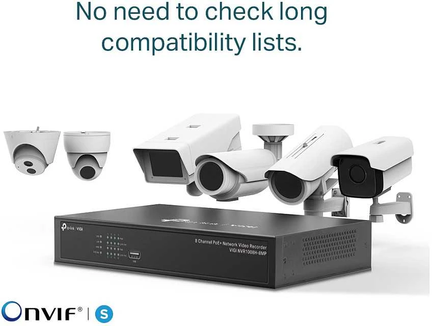 TP-LINK | PoE+ tinklo vaizdo įrašymo įrenginys | VIGI NVR1008H-8MP | 1 | 8 kanalas
