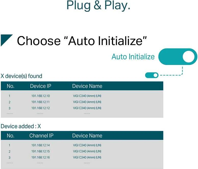 TP-LINK | PoE+ tinklo vaizdo įrašymo įrenginys | VIGI NVR1008H-8MP | 1 | 8 kanalas