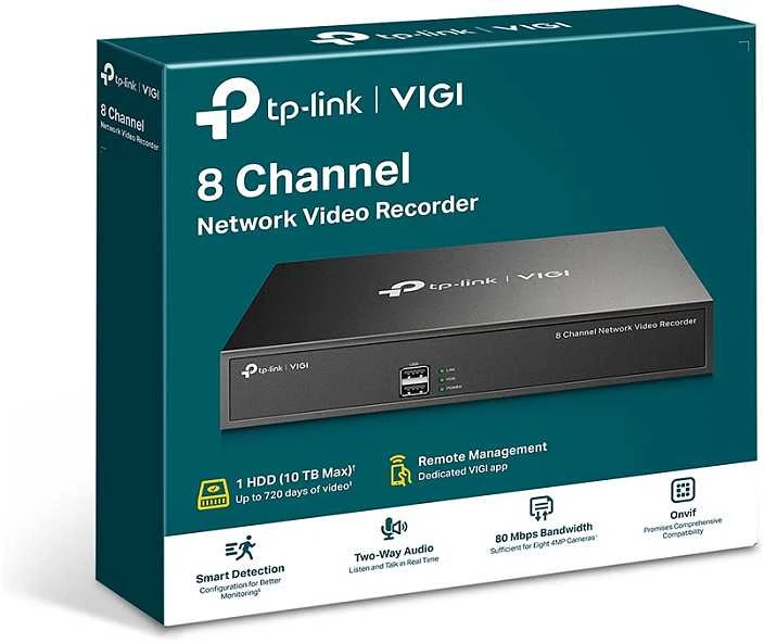 TP-LINK | Tinklo vaizdo įrašymo įrenginys | VIGI NVR1008H