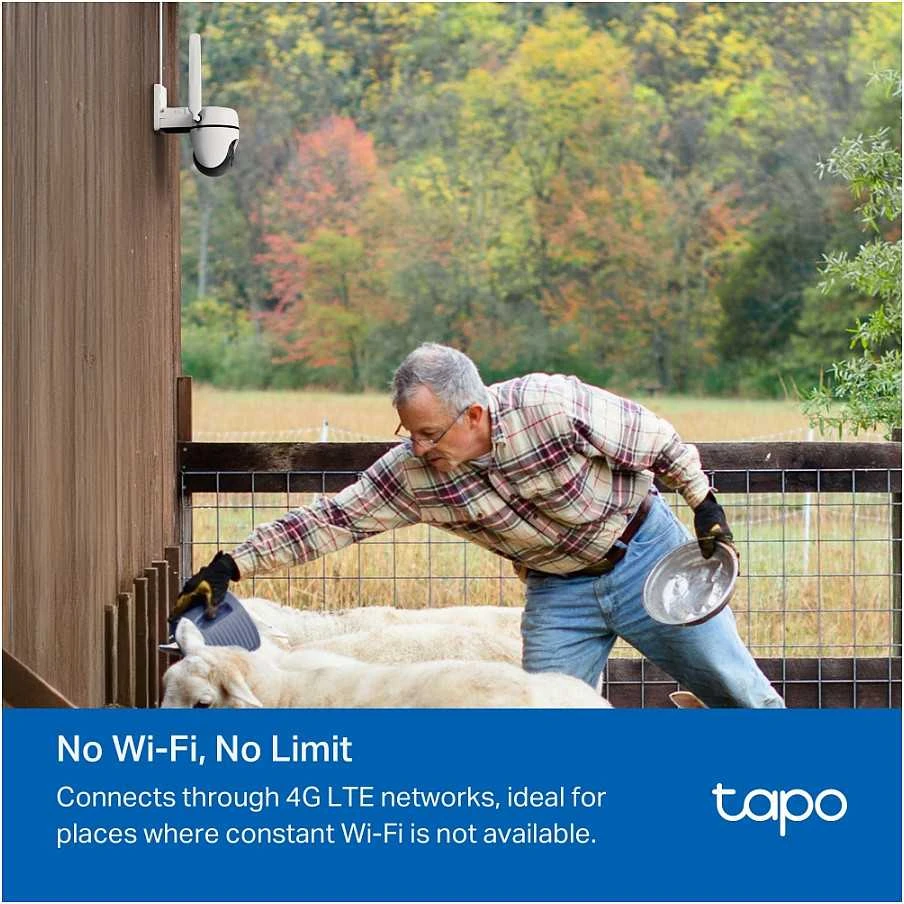 Tilt TP-Link TAPO C501GW lauko 4G LTE kamera su horizontaliu/pakreipiamu vaizdu