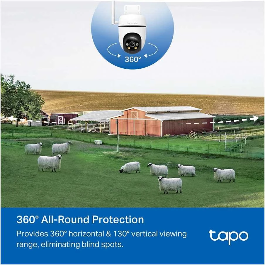Tilt TP-Link TAPO C501GW lauko 4G LTE kamera su horizontaliu/pakreipiamu vaizdu