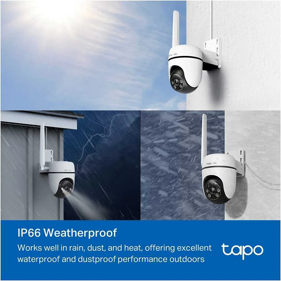 Tilt TP-Link TAPO C501GW lauko 4G LTE kamera su horizontaliu/pakreipiamu vaizdu