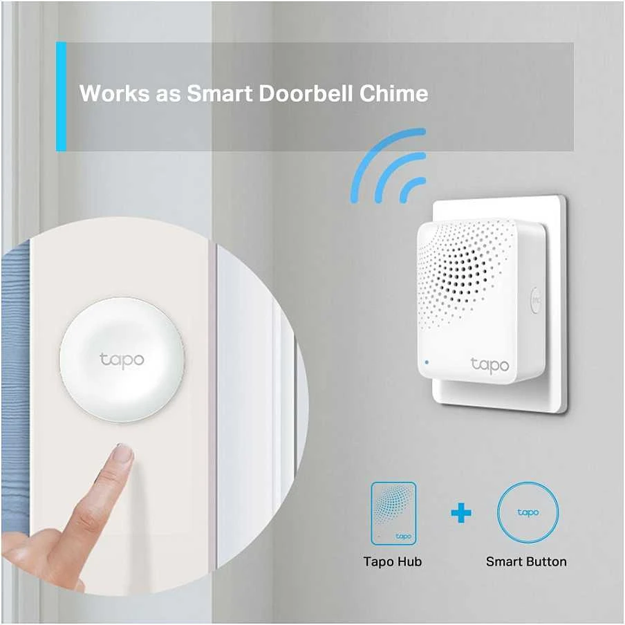 TP-LINK | Tapo išmanusis daiktų interneto mazgas su varpeliu | Tapo H100 | 868/922MHz
