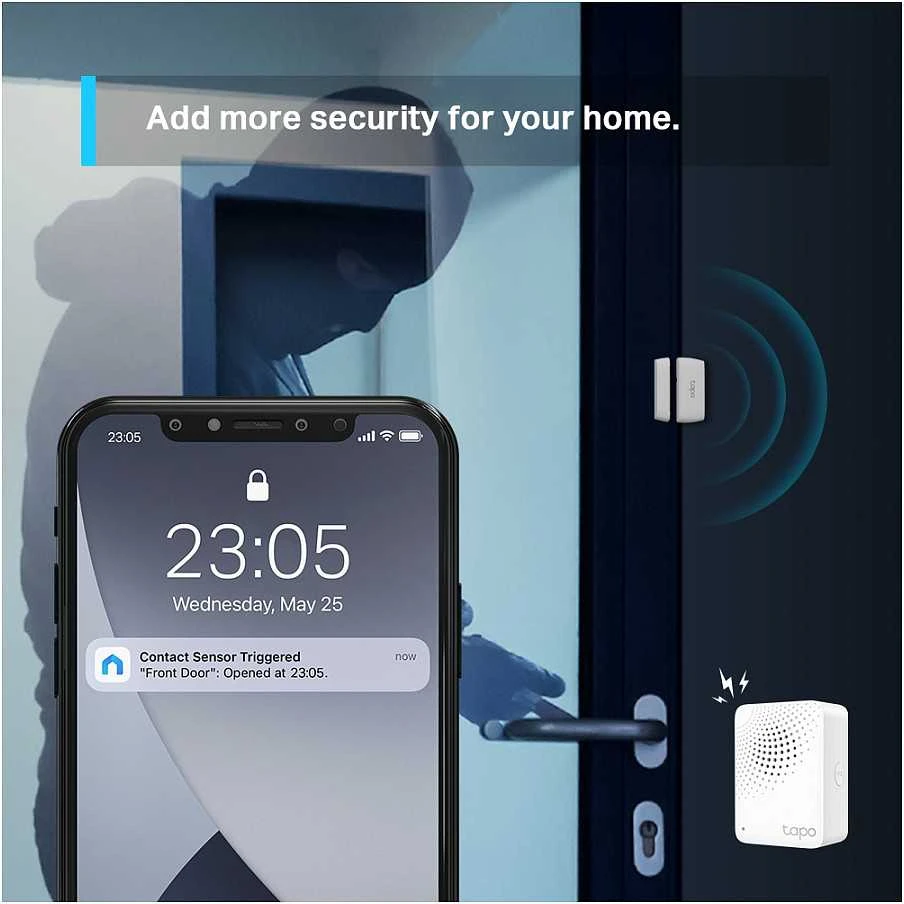 TP-LINK | Tapo išmanusis kontaktinis jutiklis | Tapo T110 | 868/922MHz