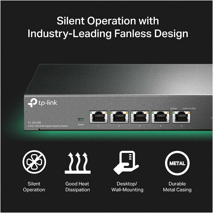 Šakotuvas TP-LINK TP-LINK komutatorius TL-SX105 TLSX105 (TL-SX105) (TLSX105)